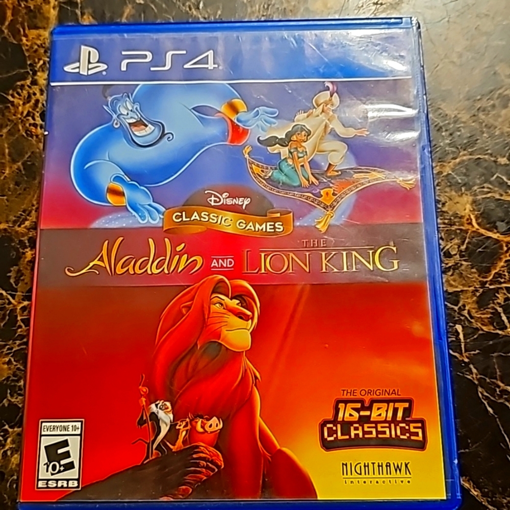 Ps4 disney classic games Aladdin and the Lion King